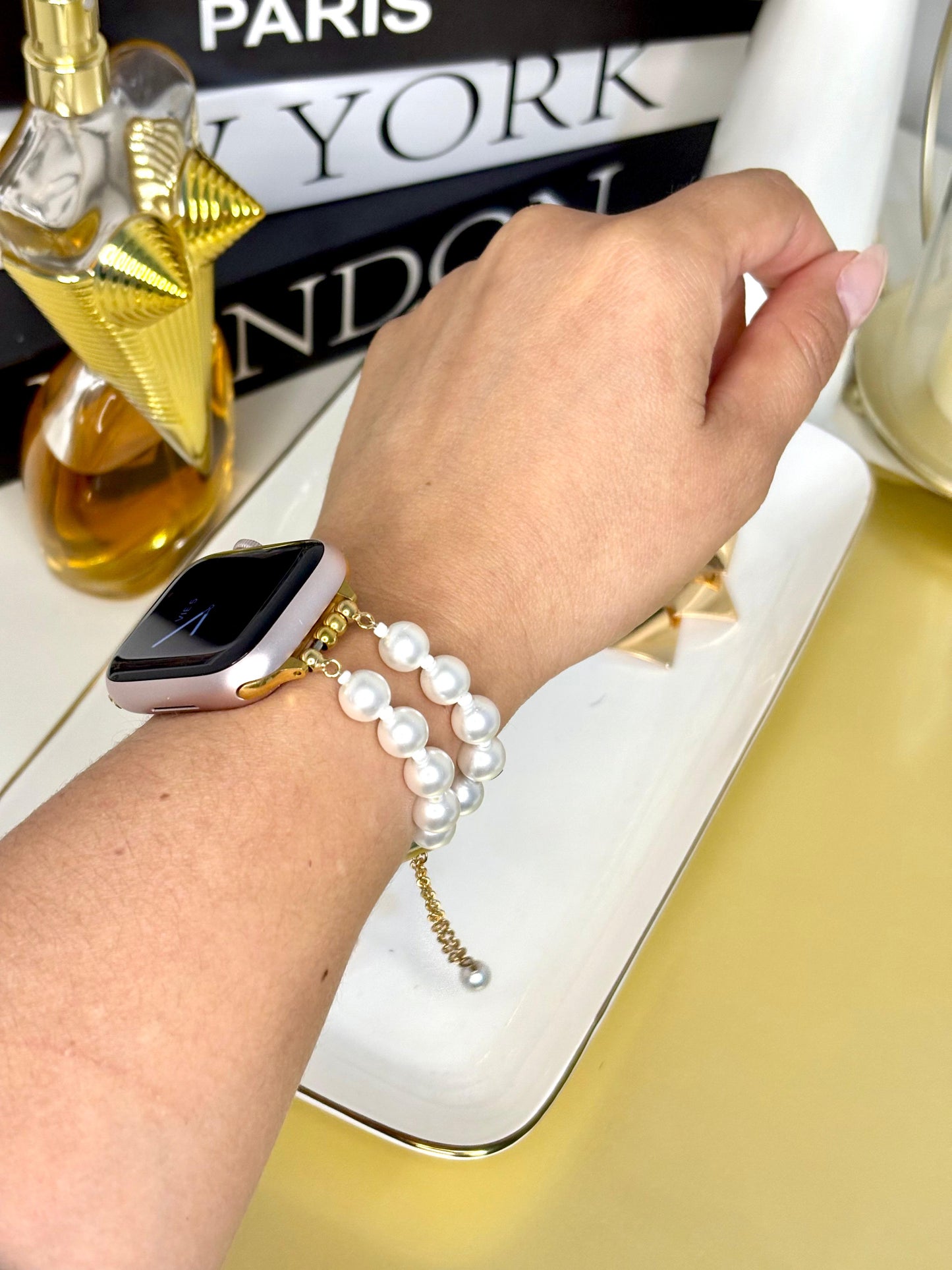 Correa Apple Watch con Perlas