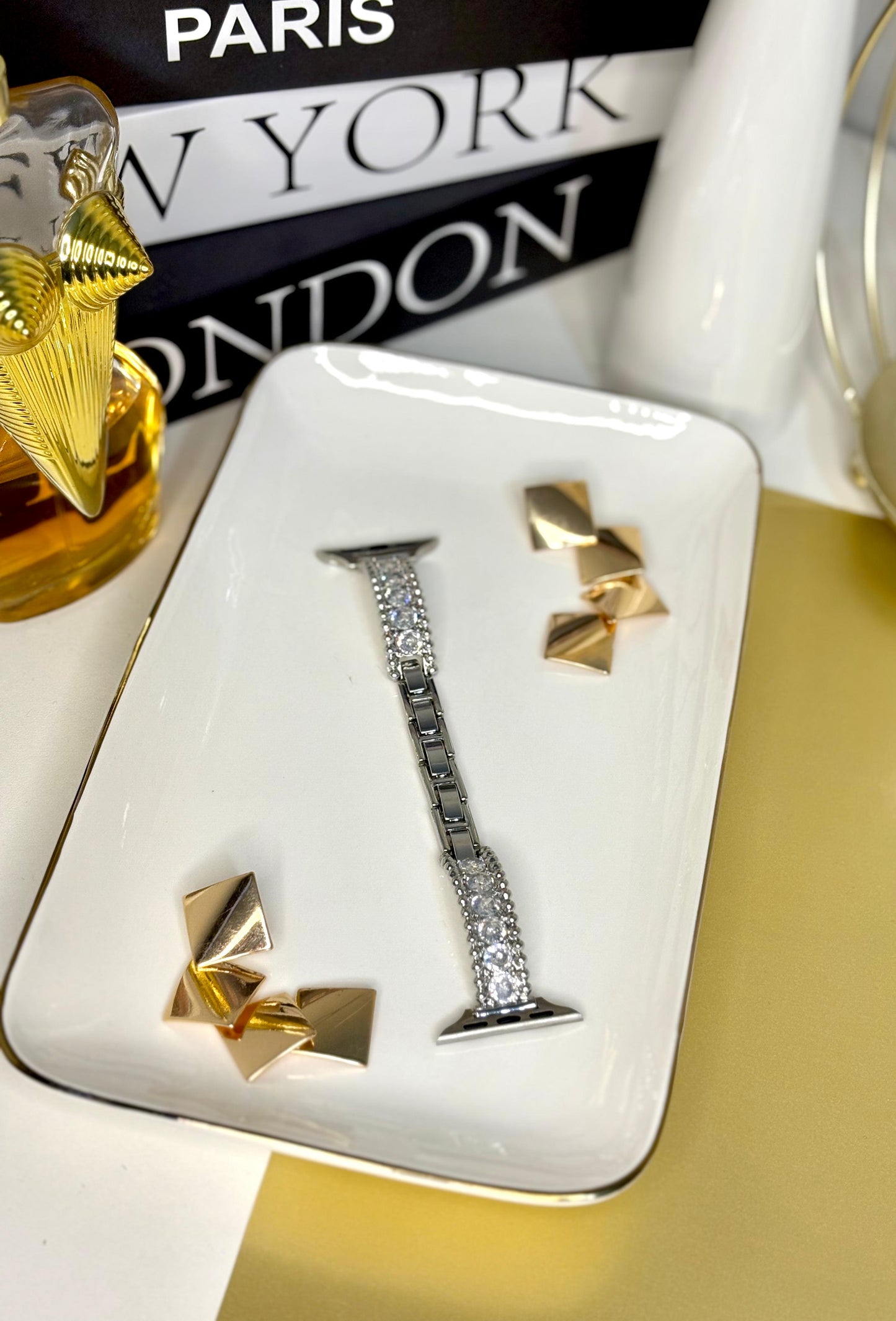 Correa Apple Watch de Metal con Strass