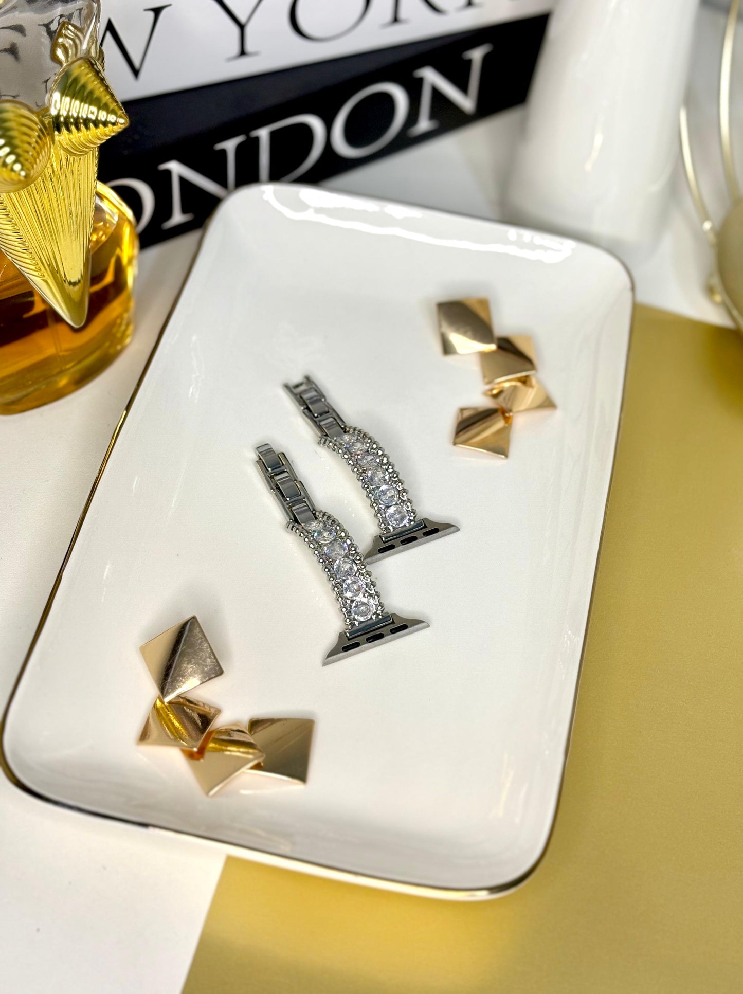 Correa Apple Watch de Metal con Strass