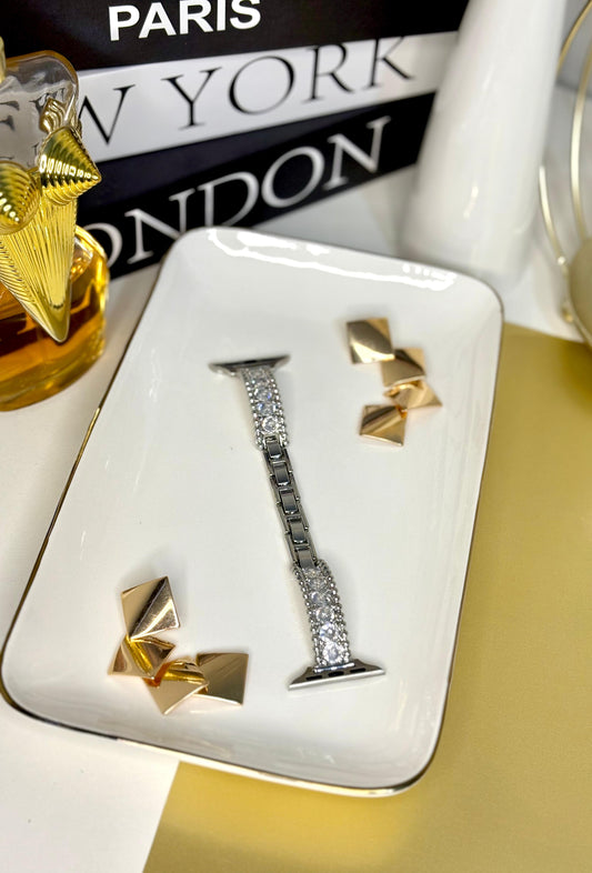 Correa Apple Watch de Metal con Strass