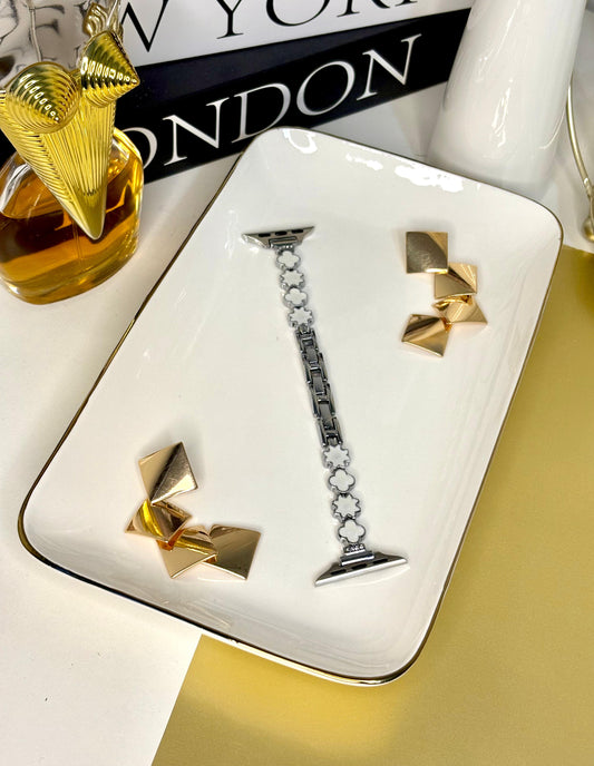 Correa Apple Watch con Poligonos de Metal