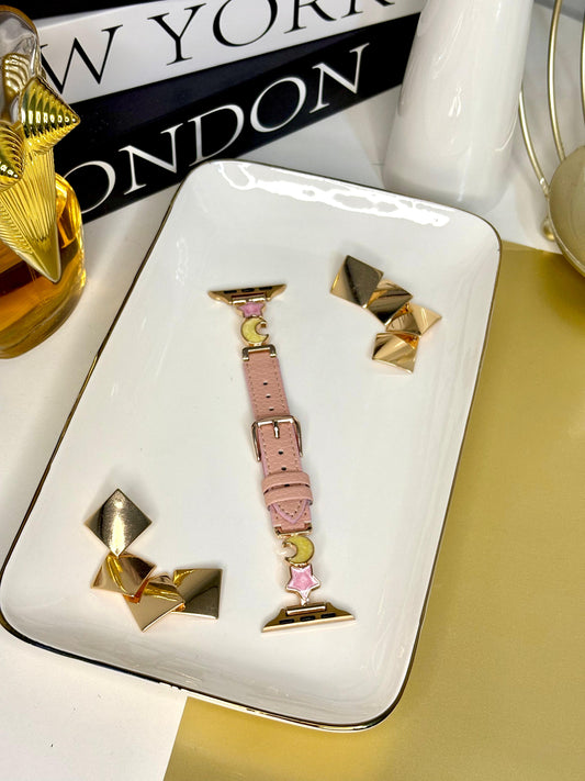 Correa Apple Watch Cuerina Lune y Estrellas