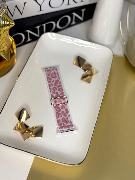 Correa Apple Watch Animal Print Rosa