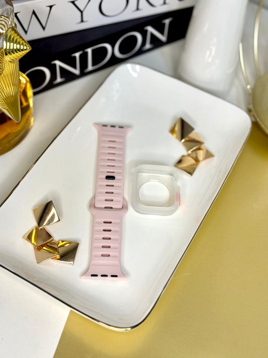Correa Apple Watch con Protector Rosa