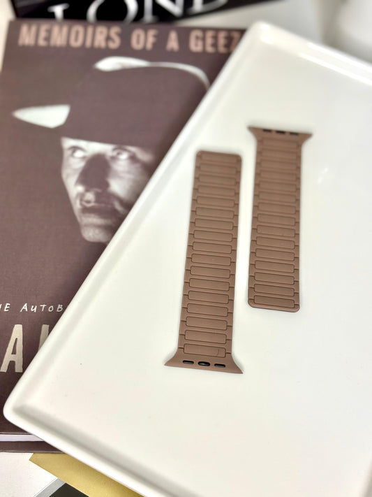 Correa Apple Watch Marrón con Imán