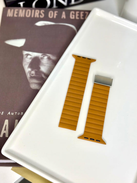 Correa Apple Watch Silicona Marrón