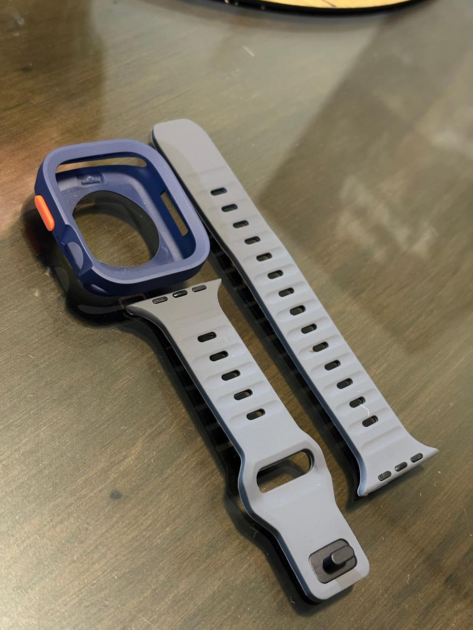 Correa Apple Watch con Protector Azul